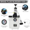Anesty Purgeur de Frein 3L Kit Purge Purgeur de Freins avec 1L Bouteille de Collecte