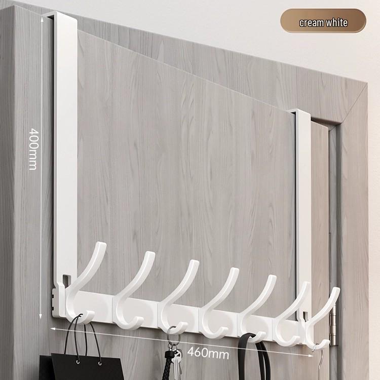 Über-Tür Ohne Bohren Mantel- und Hutablage mit Haken zur Schlafzimmeraufbewahrung