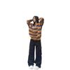 American Retro Design Sense Multi-pocket Tooling Jeans Men's Loose Straight High Street Ruffian Handsome Fried Street Wide-leg Pants