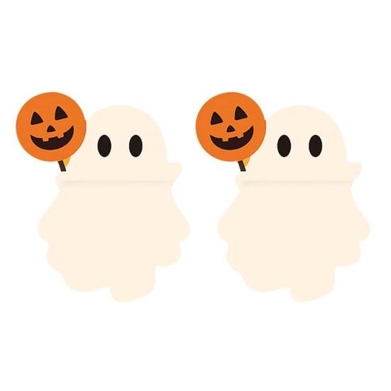 Halloween Ghost Phone Buddy Cute Stick-On Ghost Phone Topper Peel-and-Stick Mini Phone Figures Surprise Toy for All Phones Desk Decor