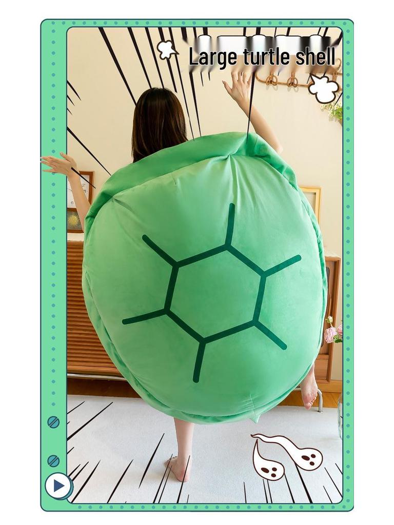Wearable Turtle Shell Pillow: Doll, Sleeping Bag, Cushion, Birthday Gift
