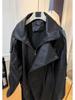 Men's Retro PU Leather Motorcycle Jacket: Heavy-Duty, Trendy Autumn Style, Casual Cool Coat.