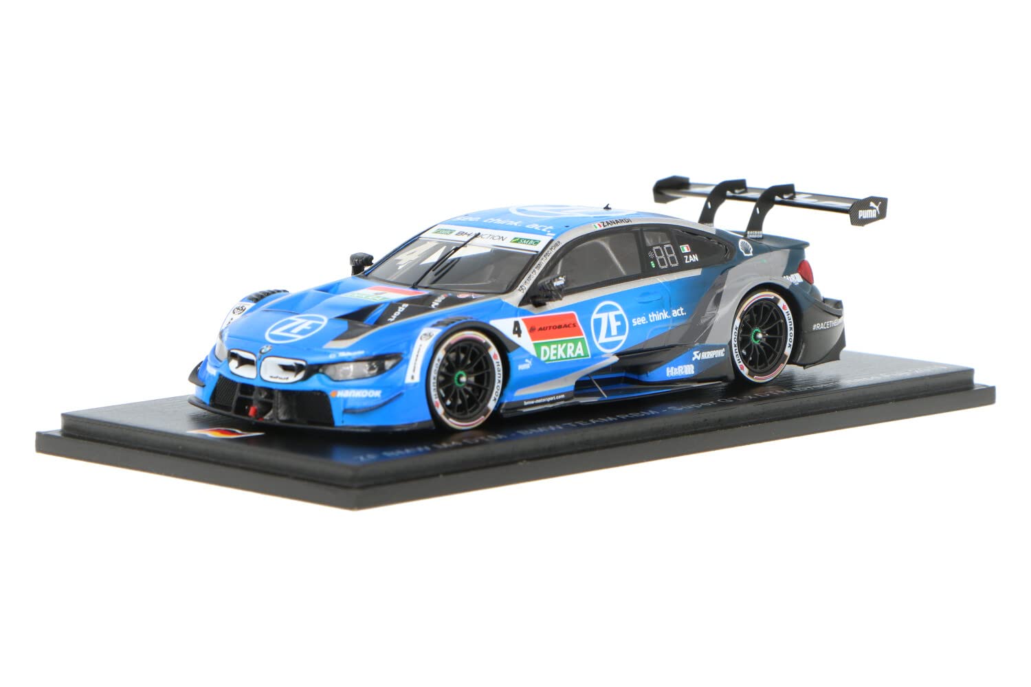 

Spark National Models Scale BMW M4 DTM BMW Team RBM 2019 Super GT x DTM Dream Race Zanardi 1/43 ZF #4 A.