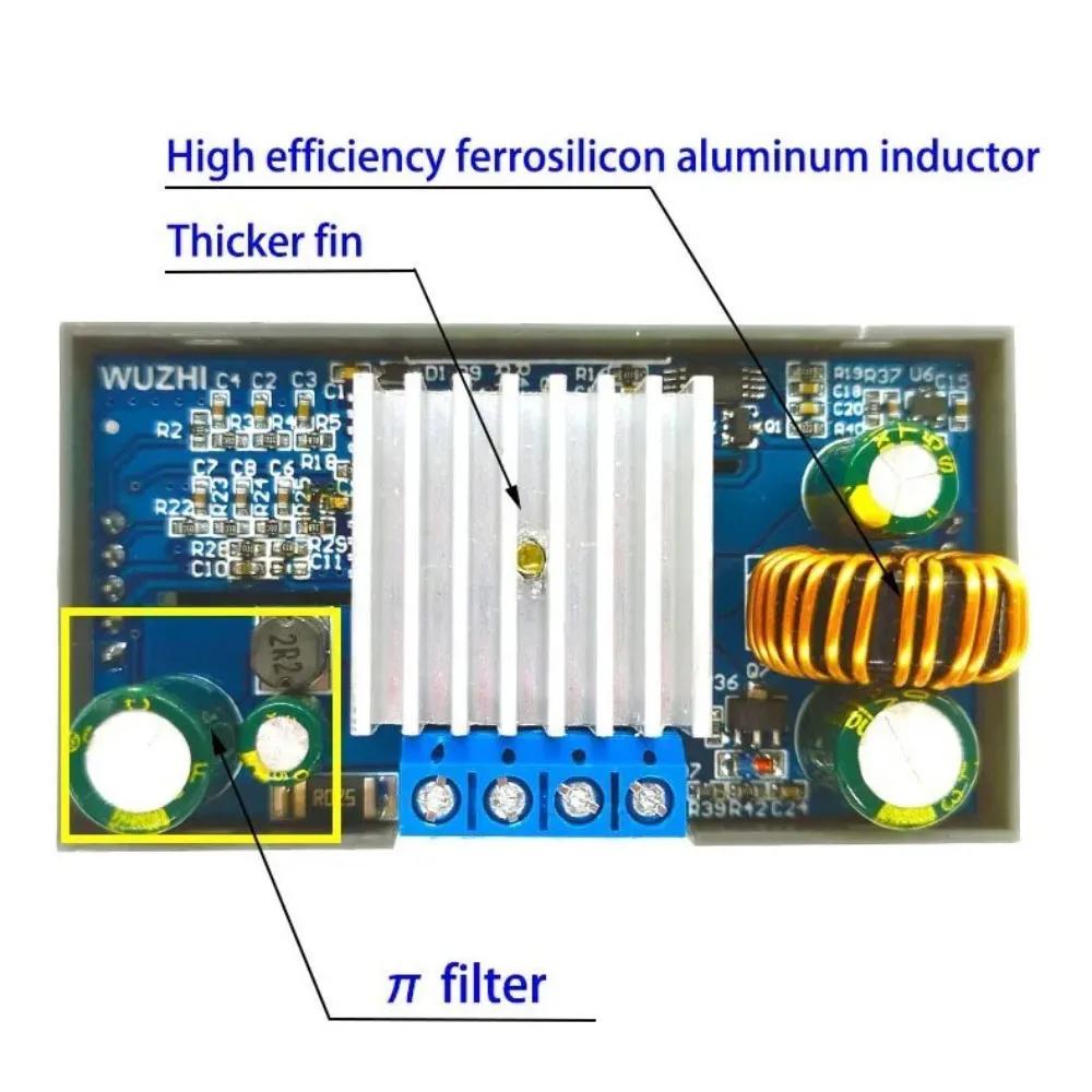 ZK-4KX DC DC Buck Boost Converter CC CV 0.5-30V 4A 5V 6V 12V 24V Power Module Adjustable Regulated Laboratory Power Supply