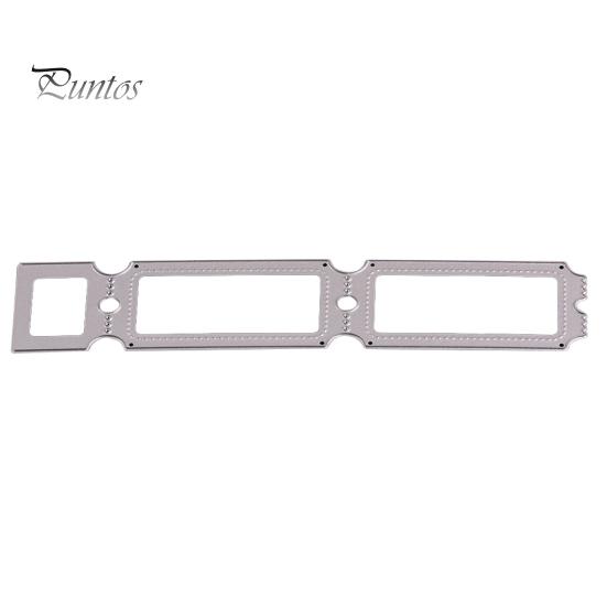 

Штамп Рамка Тиснение Вырубной штамп DIY Скрапбукинг Карты Ремесло Трафарет Форма Декор серебряный