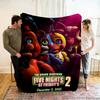 Fnaf Five-nights-At-Freddys Children Warm Soft Anime Blankets for Sofa Bed Cover Blanket Suitable for Birthday Souvenir Gifts