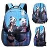 Harajuku Kpop Youthful Novelty School Bags Unisex Free Fire Travel Bags 3D Print Oxford Waterproof Notebook Shoulder Backpacks
