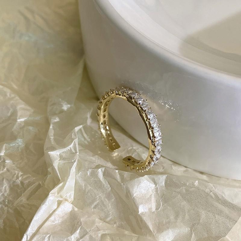 Stunning Glacier Mint Blue Enamel Ring Featuring Unique Floral Design For Women