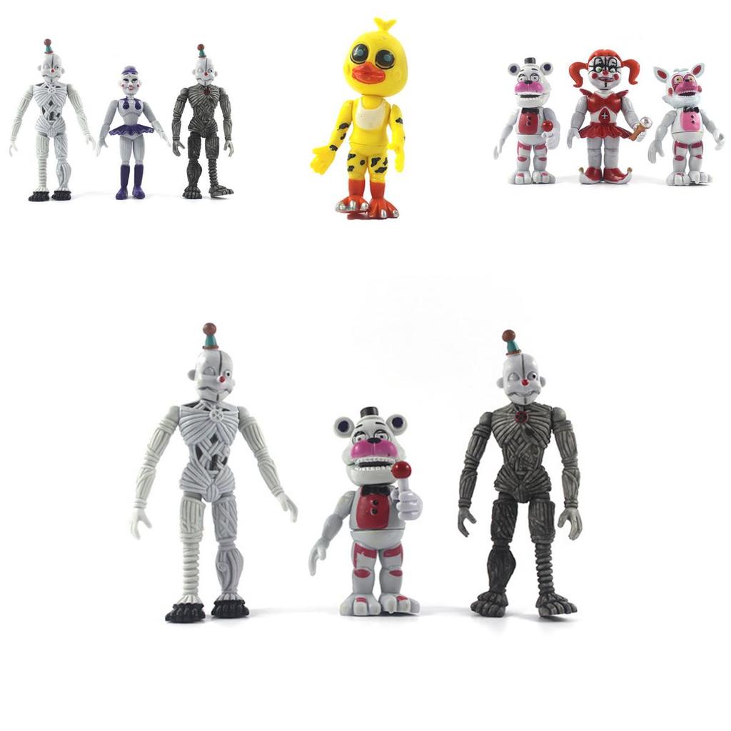 Captivating 6-piece Fnaf Five Nights At Freddy's Action Figures For Enthusiastic Fans