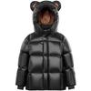 Gaofan Kids' 3D Bear Ear Thickened Goose Down Jacket