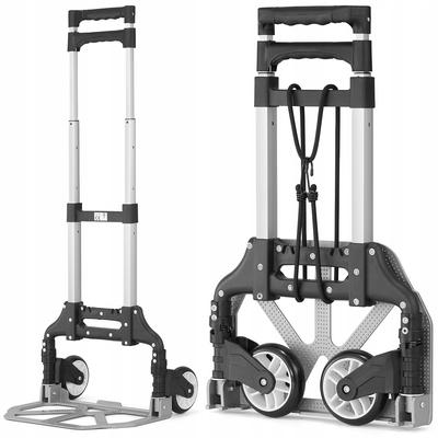 Chariot de transport de meunier pliable en aluminium higher plat solide 70kg