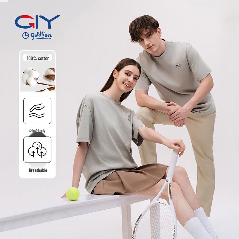 Goldlion Men s GY2026 Short Sleeve Casual Cotton T-Shirt 2XL