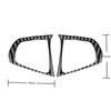 Carbon Fiber Car Steering Wheel Buttons Decorative Frame Trim Cover Stickers for BMW 5 Series G30 2018-2025 Interior Accessories