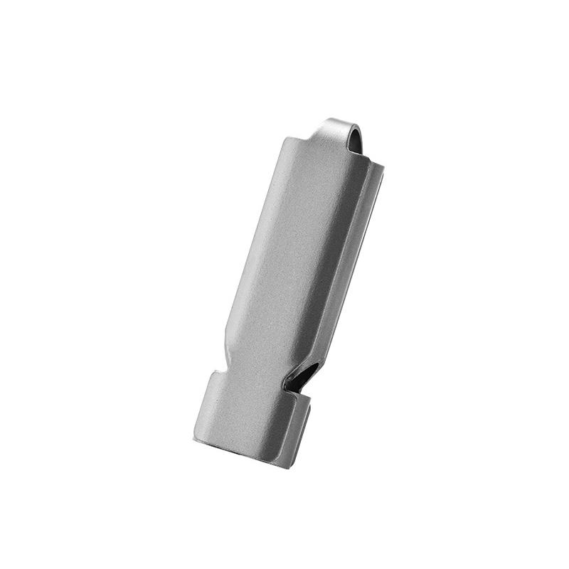 

Stainless Steel Double-Tube Outdoor Camping Emergency Whistle Portable Outdoor Tools EDC Whistle Emergency Multi Tool size: 4.6x1.4cm серебряный
