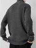 Men's Korean Style High Neck Sweater - Trendy Warm Autumn/Winter Knitwear for Casual Wear