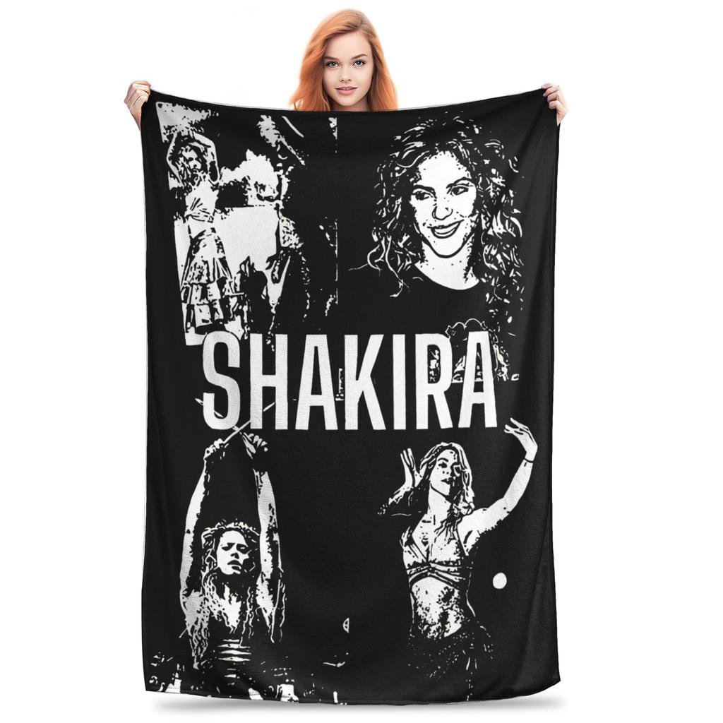 Coperte in Pile Shakira Tour 2025 Coperte per Casa Ufficio Copriletto Super Caldo