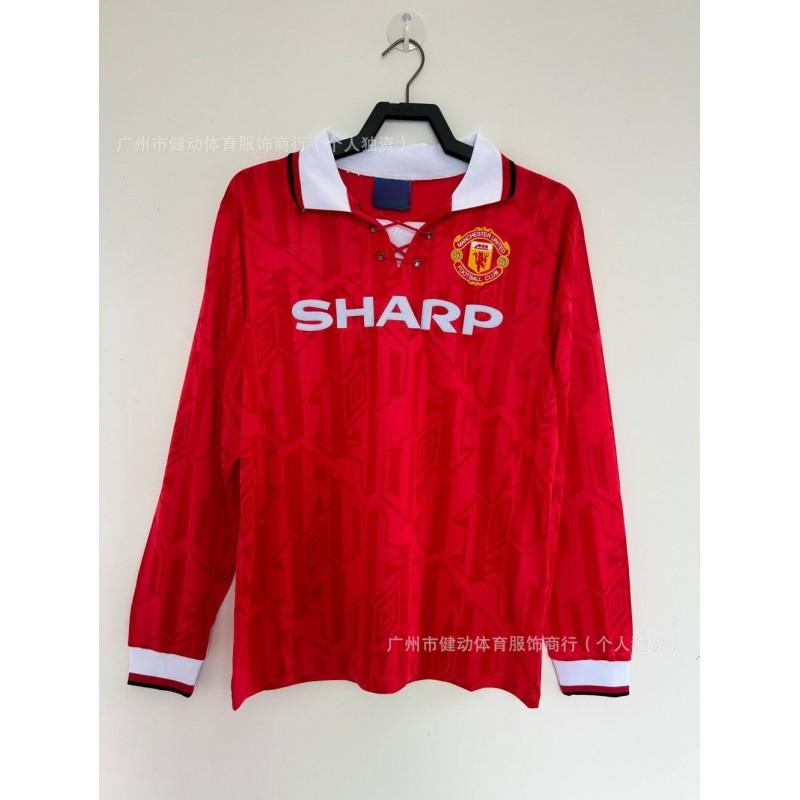 Retro futbola krekls ar garām piedurknēm