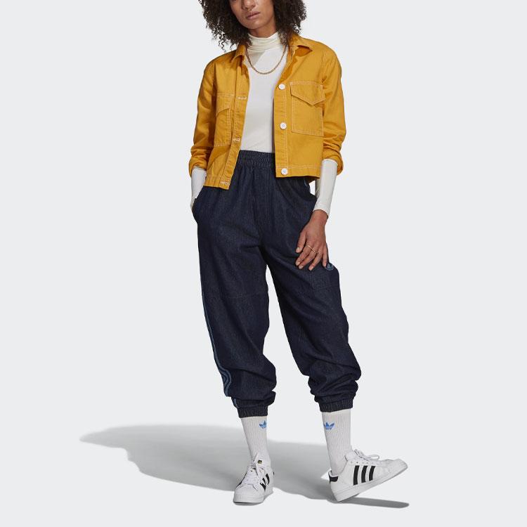 adidas Pantaloni della tuta in maglia Originals da donna Indaco GM5376