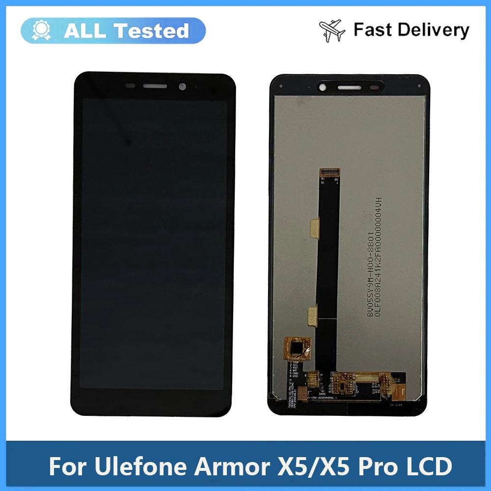LCD Screen and Digitizer Full Assembly For Ulefone Armor X3 X5 X5 Pro