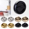 Invisible Door Handles Embedded Concealed Cabinet Handle Knobs Sliding Door Pull Stainless Steel Circular Pull Ring Lock
