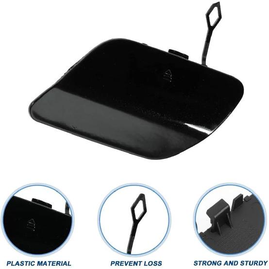 Black Rear Bumper Tow Hook Eye Hole Cover Cap 2058850224 For Mercedes-Benz C300 2015-2020,for C400 2015, C43 AMG 2017-2018,C450 AMG 2016,C63 AMG