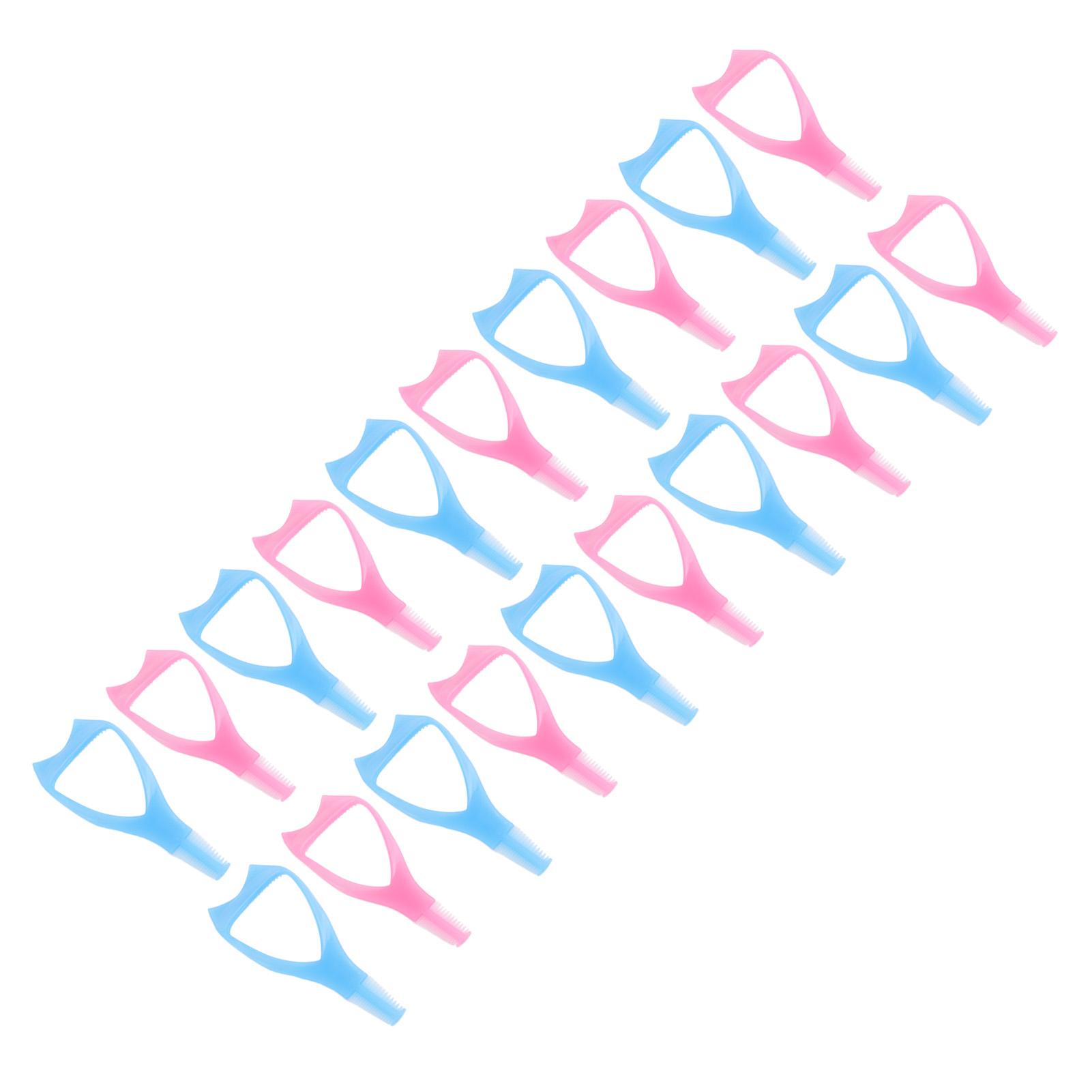 

20 шт. Щиток для туши Одноразовая расческа-аппликатор для верхних и нижних ресниц для женщин и девушек