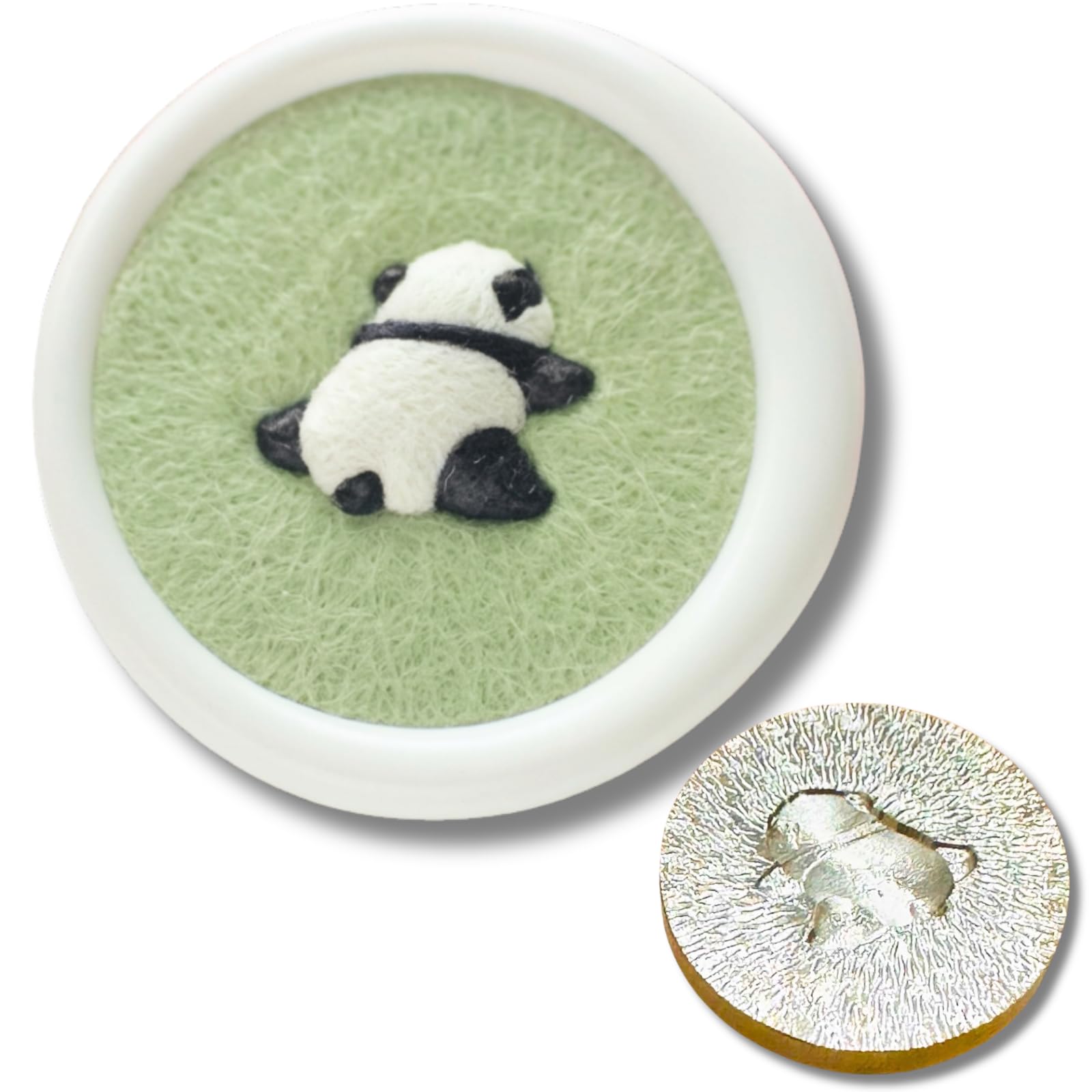 

Sealing Stamp Head Sleeping Panda 25mm Wax Seal Stamp Panda Animal Cute Letter Wedding Invitation Message Card Gift Wrapping Stylish Retro Antique