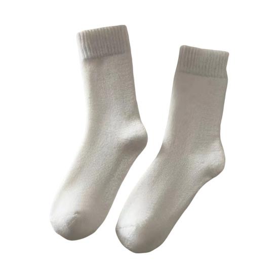 Thick Winter Knit Warm Socks for Women Fleece Lined Plush Floor Socks Thermal Ankle High Crew Boot Socks