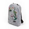 Biggdesign Faces Zippered Felt Backpack