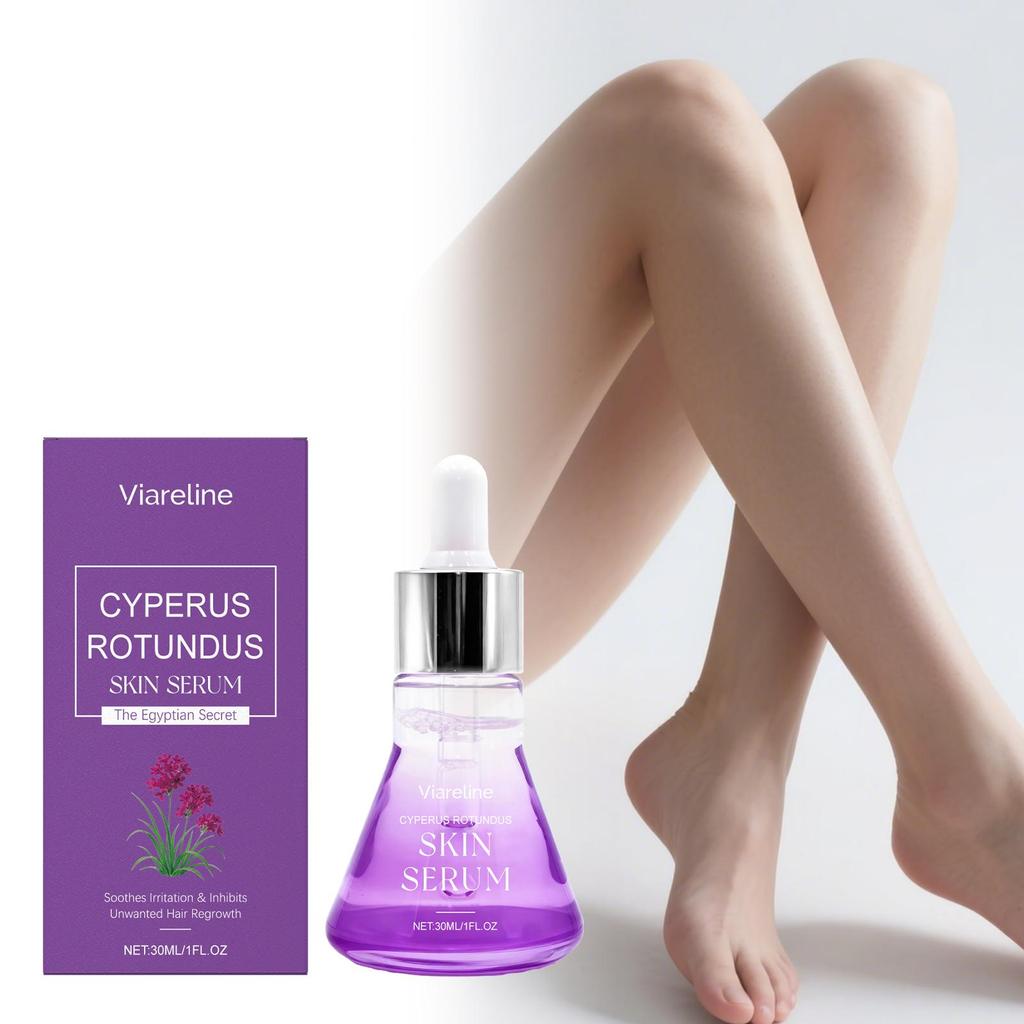 Cyperus Rotundus Skin Serum Hair Growth Inhibitor Natural Soothing Moisturizing Shrinking Pores Body Hair Removal Essence Liquid
