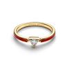 18K Gold Plated Original 925 Sterling Silver Ring Bow Heart Lotus Rings for Women Valentine's Birthday Gift DIY Jewelry 2025 New