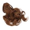 Doll Hair Wig Curly Style Neat Bangs DIY Cutting Soft Doll Supplies for 1 3 8 To 9in Head Circumference BJD Doll Light