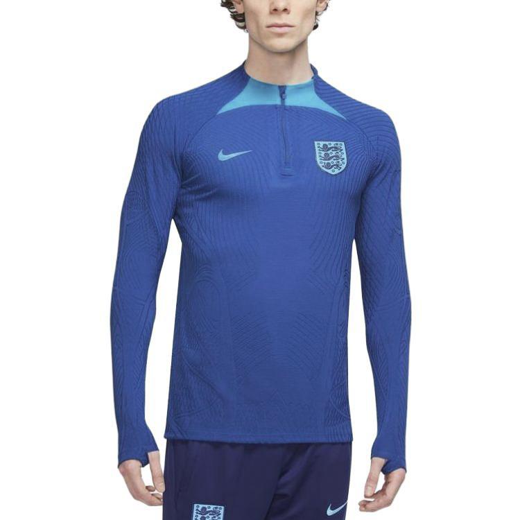 Nike Dri-Fit Strike Elite Long Sleeve Soccer Jersey 22-23 England Team Men Tops Royal-Blue DH6422-480