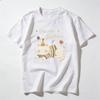Adult and Childrens Cute Pet Dopamine Healing Series Multiple Pure Cotton Tshirts Couples and Parentchild Birthday Surprise