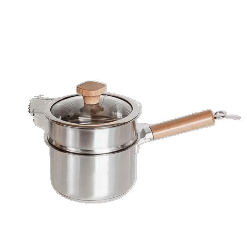 316 Stainless Steel Non-Stick Baby Food Pot with Steamer – Extra Thick All-in-One Cooking & Noodle Pot