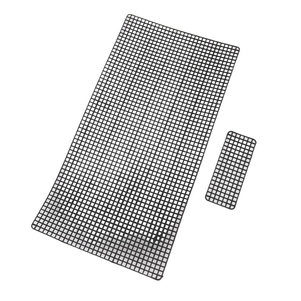 20pcs Plastic Mesh Canvas Sheets for Embroidery Crafting Crochet Purse Making Knit Crochet DIY Projects Black