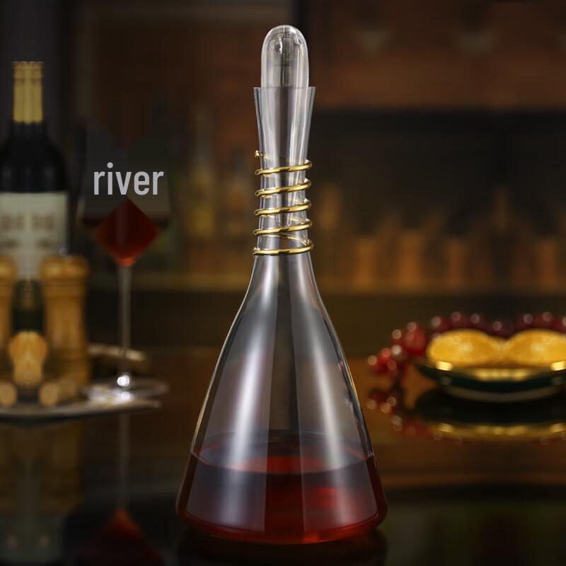 

Sushic Lead-Free Crystal Glass Spiral Wine Decanter 1500ml