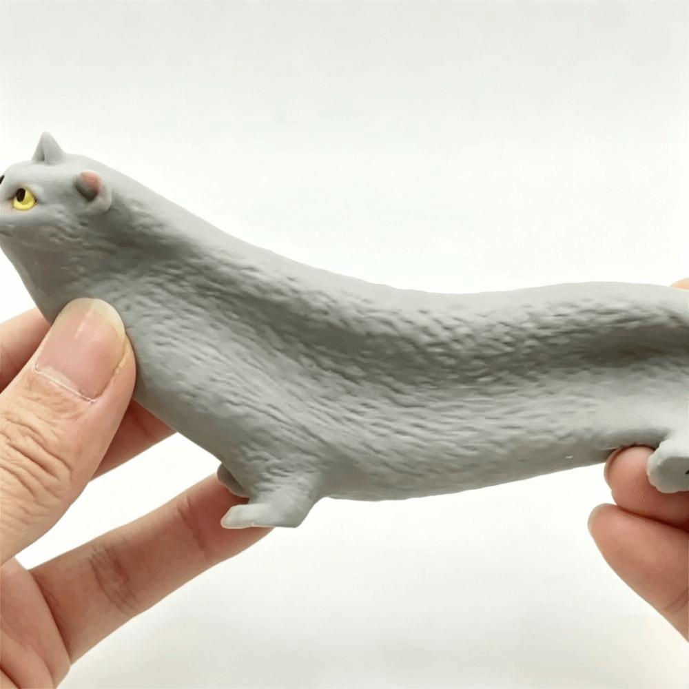 Soft Kitty Fidget Toy Slow Rising Cat Squeeze Toy Pinch Toy Cat Squishy Toy  Office Workers