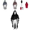 Stylish 2023 Medieval Knight Cloak Halloween Cosplay Costume For Game Anime Role Play Black