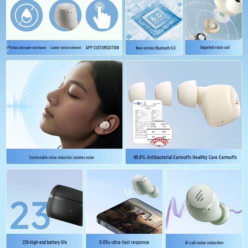 

EDIFIER atomdot Noise-Cancelling True Wireless Earbuds