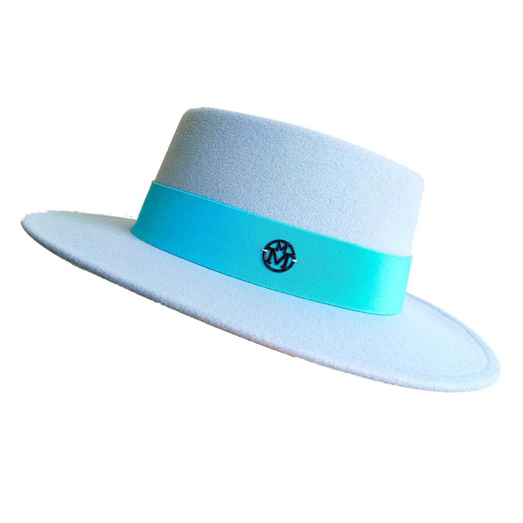 Fedora Autumn And Winter Hat Letter Accessories French Retro Punk Men And Women Wide Brim Hat Gorras Hats For Man