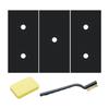 A495P 3Pcs Stove Top Covers for Gas Burners, Washable Cuttable Reusable Stove Protector for Gas Range, 0.4mm Thick Heat