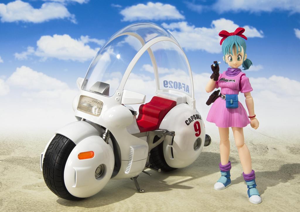 TAMASHII NATIONS Motorrad Hoi Poi Kapsel 9 175mm ABS Die Cast PVC Bemalte Bewegliche Figur S.H.Figuarts Bulmas - Nein. - (Resale-Edition) Ca.. & &