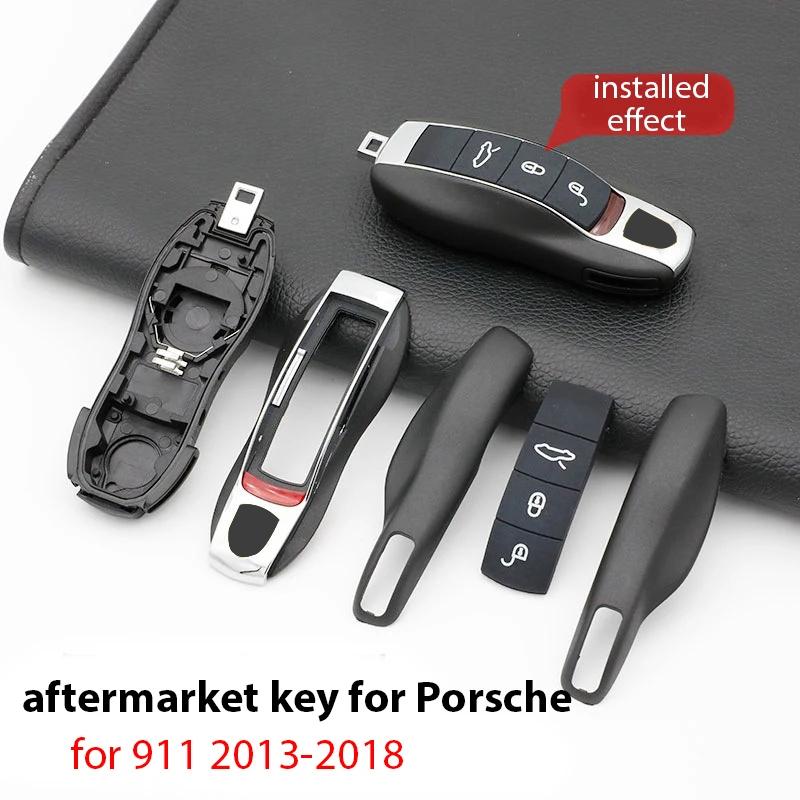 Car Key Case Housing Replacement Remote Key Repair Accessories For Porsche Cayenne Macan Boxter 718 Panamera 911