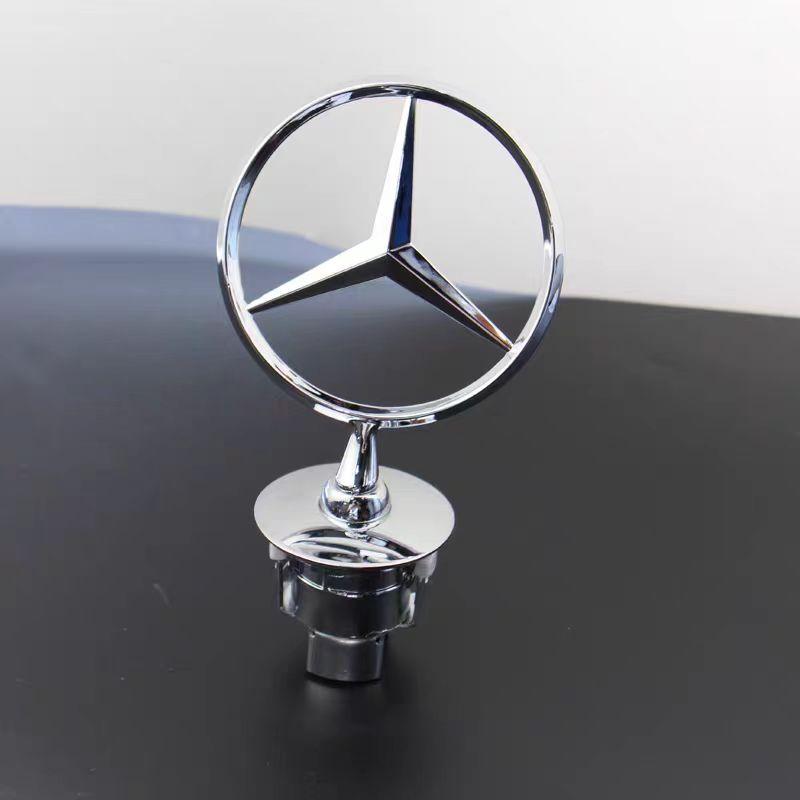 

Car Sticker Zinc Alloy Car Front Hood Emblem Badge Accessories For Mercedes Benz AMG W213 W223 W240 W212 W222 W221 W211 W220 W21 срібний