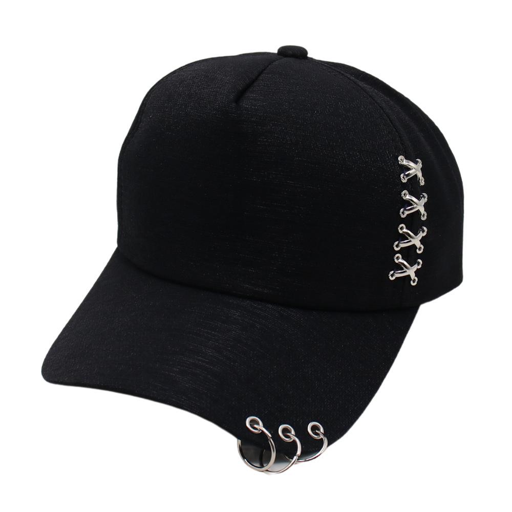 

Diamond Hat Female Cap Outdoor Rhinestone Baseball Cap Sequin Photo Visor Casual Hat One size чорний