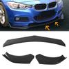 Front Bumper Lip Spoiler 4 Parts Form   Modification Aggressive Decoration