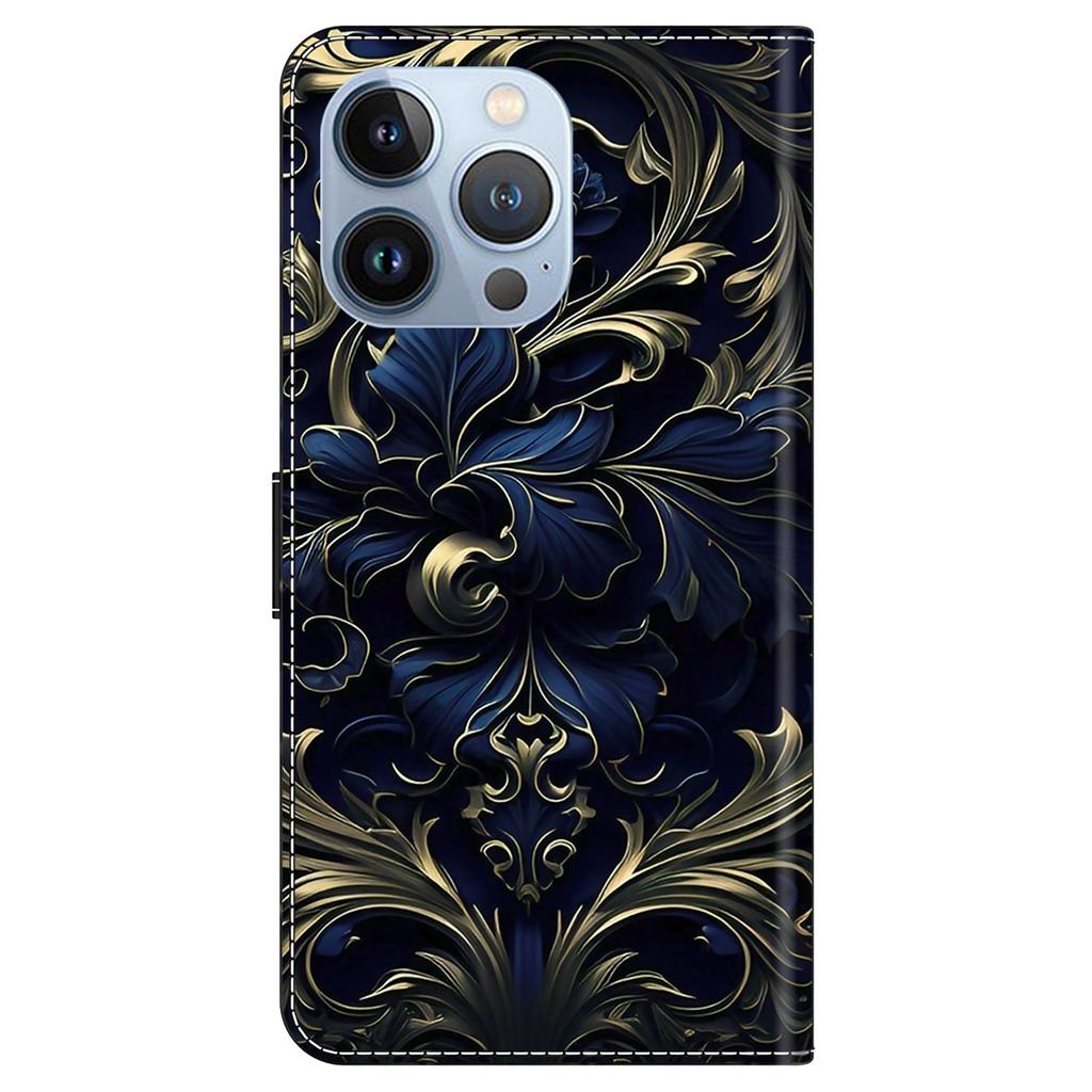 For iPhone 16 Pro Max Case PU Leather Wallet Flip Cover with Standing Function