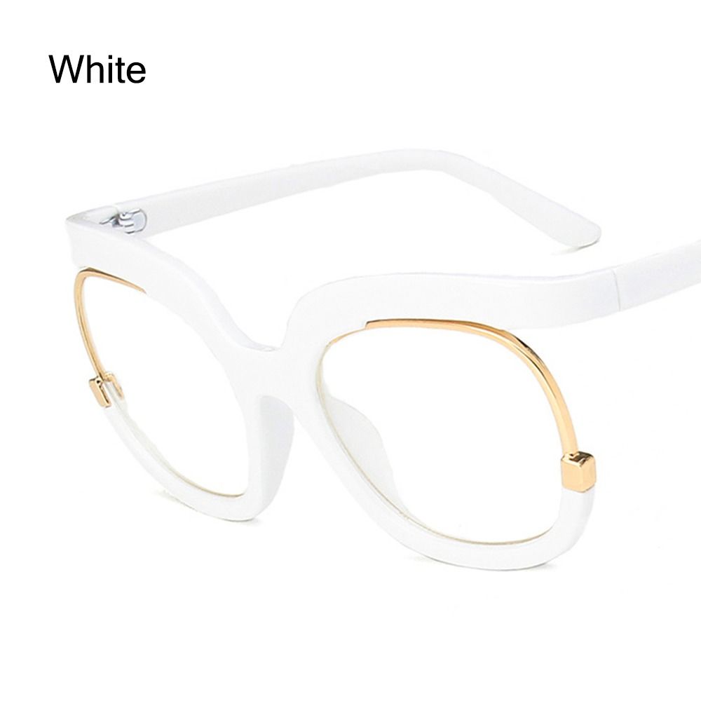 Clear Blue Ray Blocking Eyeglasses Large Glasses Frame Spectacle Frame for Women  Anti-Blue Light Trend Round Eyeglasses