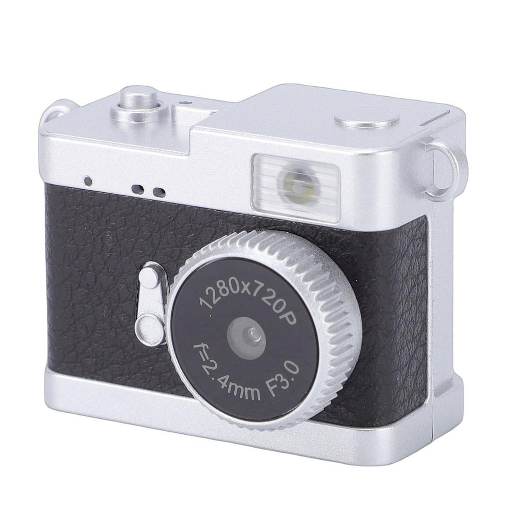 Keychain Camera Tiny Retro Digital Camera with LED Light Filters for Teenagers Adults Photography Beginners Travel